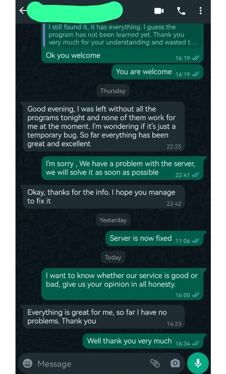 Reviews client